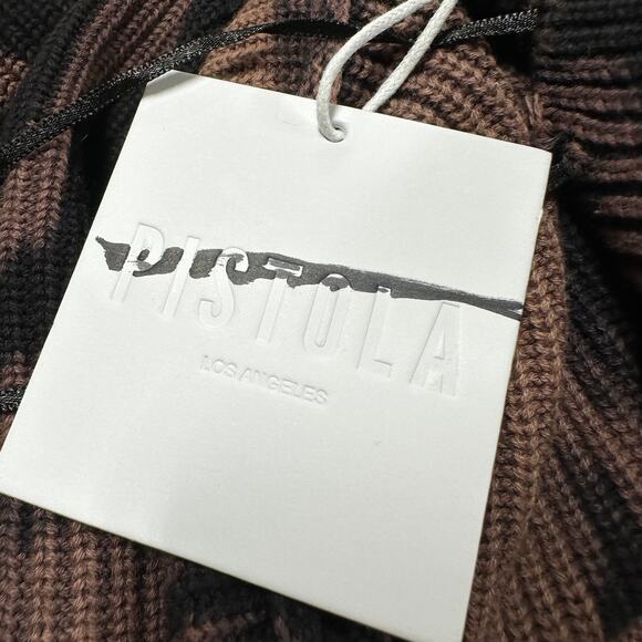 Pistola Darya Acid Dye Cotton Sweater in Dark Lava Women's Size Small NWT - Picture 5 of 10